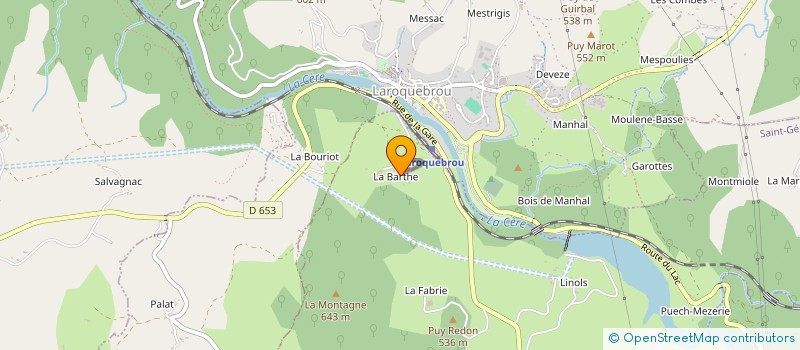 localisation de l'entreprise MONSIEUR LAURENT VERGNES à SAINT-GERONS