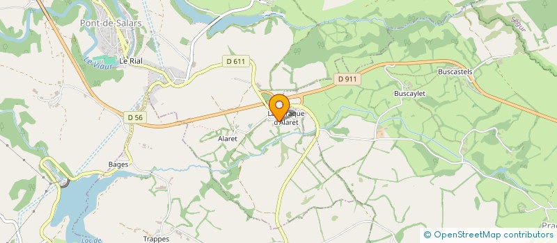 localisation de l'entreprise MONSIEUR LAURENT VERGNES  PONT-DE-SALARS