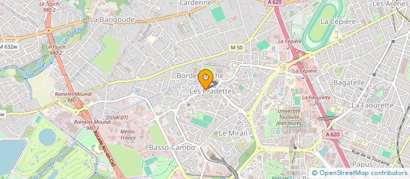 localisation de l'entreprise MONSIEUR LAURENT VERLET  TOULOUSE