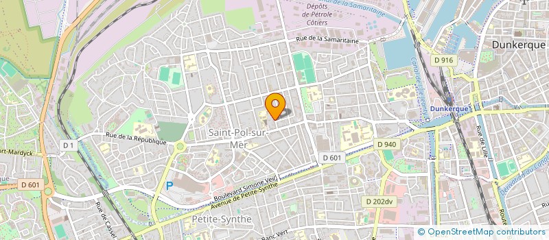 localisation de l'entreprise MONSIEUR LAURENT VERMEERSCH à DUNKERQUE
