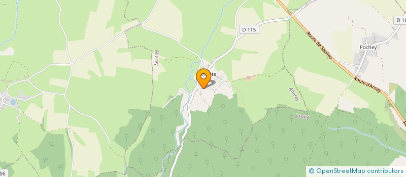 localisation de l'entreprise MONSIEUR LAURENT VERNARDET  ALLEREY