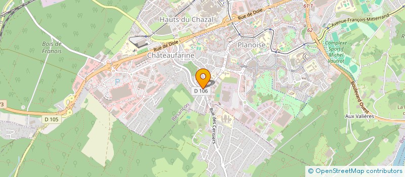 localisation de l'entreprise MONSIEUR LAURENT VERNIER  BESANCON