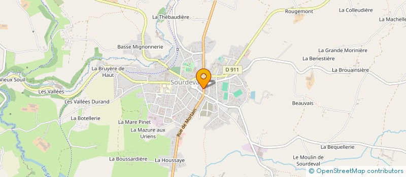 localisation de l'entreprise MONSIEUR LAURENT VERNON à SOURDEVAL