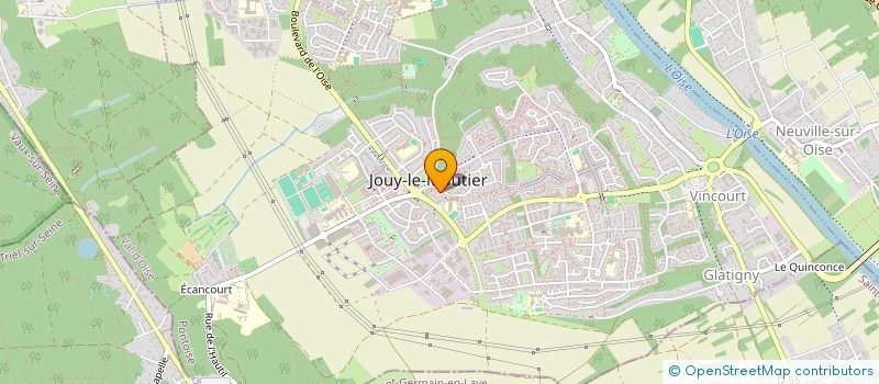 localisation de l'entreprise MONSIEUR LAURENT VERRIER  JOUY-LE-MOUTIER