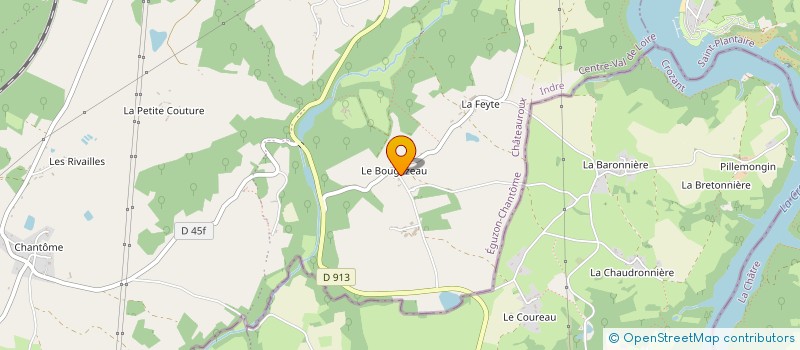 localisation de l'entreprise MONSIEUR LAURENT VEZIEN à EGUZON-CHANTOME