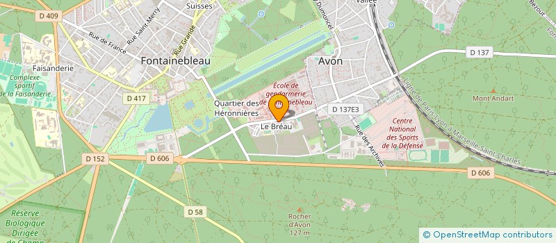 localisation de l'entreprise MONSIEUR LAURENT VIALE à FONTAINEBLEAU
