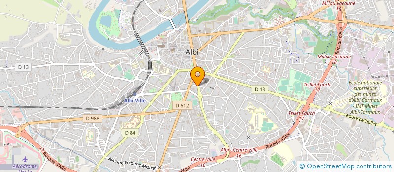 localisation de l'entreprise MONSIEUR LAURENT VIALELLE à ALBI