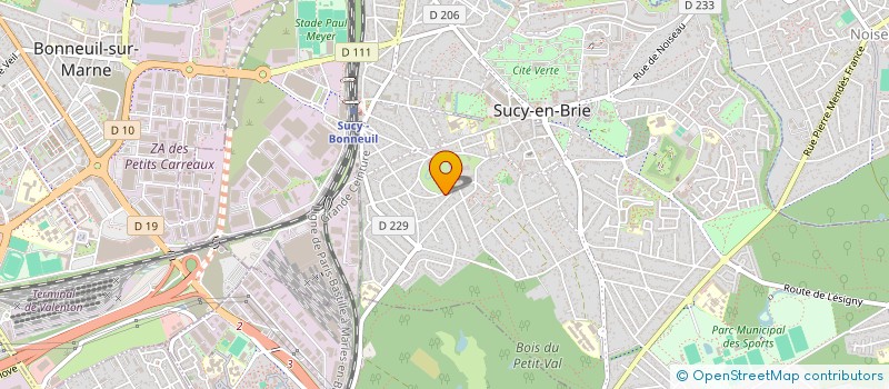 localisation de l'entreprise MONSIEUR LAURENT VIALET  SUCY-EN-BRIE