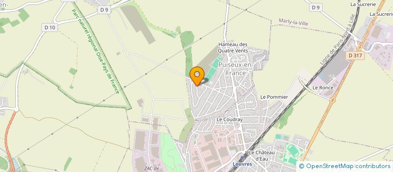 localisation de l'entreprise MONSIEUR LAURENT VIARD  PUISEUX-EN-FRANCE