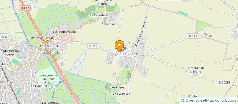 localisation de l'entreprise MONSIEUR LAURENT VICHERD  SAINT-VIVIEN