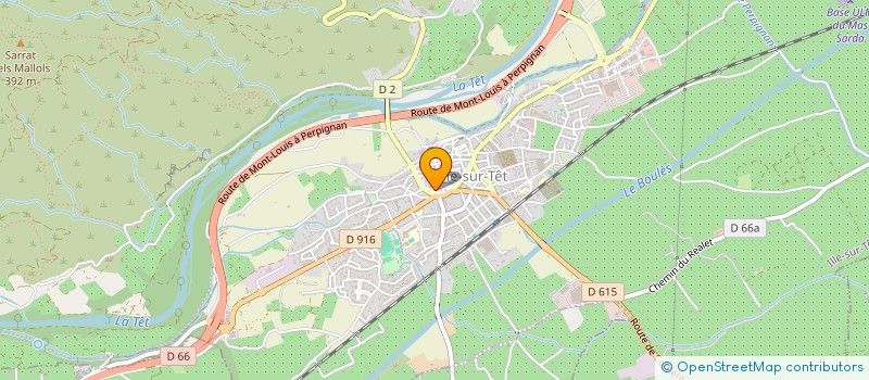 localisation de l'entreprise MONSIEUR LAURENT VIDAL  ILLE-SUR-TET