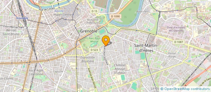 localisation de l'entreprise MONSIEUR LAURENT VIDAL  GRENOBLE