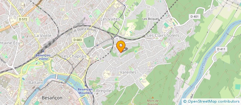 localisation de l'entreprise MONSIEUR LAURENT VIDAL  BESANCON