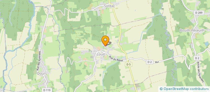 localisation de l'entreprise MONSIEUR LAURENT VIDAL  LOUIT