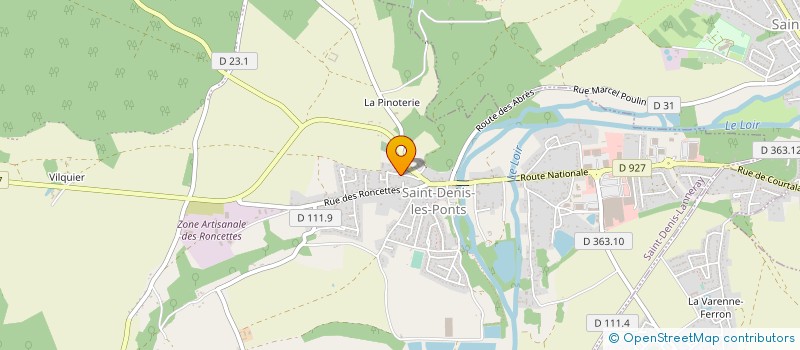 localisation de l'entreprise MONSIEUR LAURENT VIDANOVA à SAINT-DENIS-LANNERAY