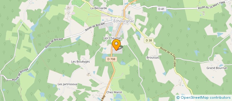 localisation de l'entreprise MONSIEUR LAURENT VIEILLEVILLE à ECHOURGNAC