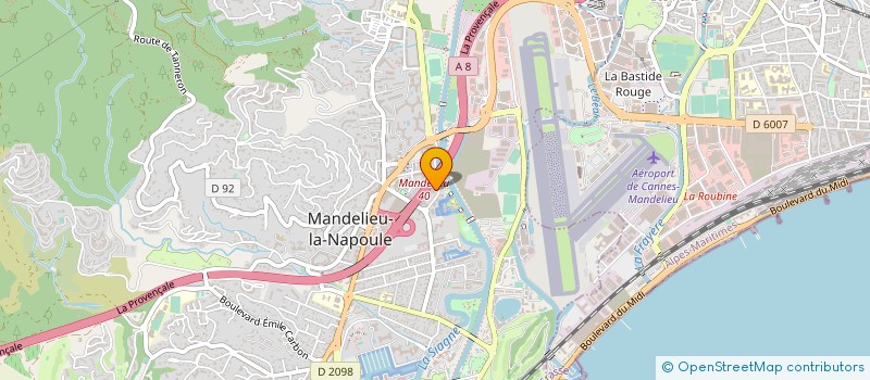 localisation de l'entreprise MONSIEUR LAURENT VIENNET à MANDELIEU-LA-NAPOULE