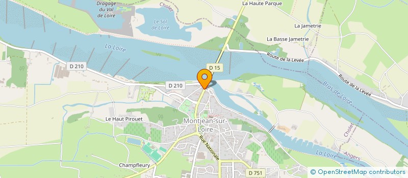 localisation de l'entreprise MONSIEUR LAURENT VIGANT  MAUGES-SUR-LOIRE
