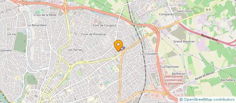 localisation de l'entreprise MONSIEUR LAURENT VIGNAU  BEZIERS