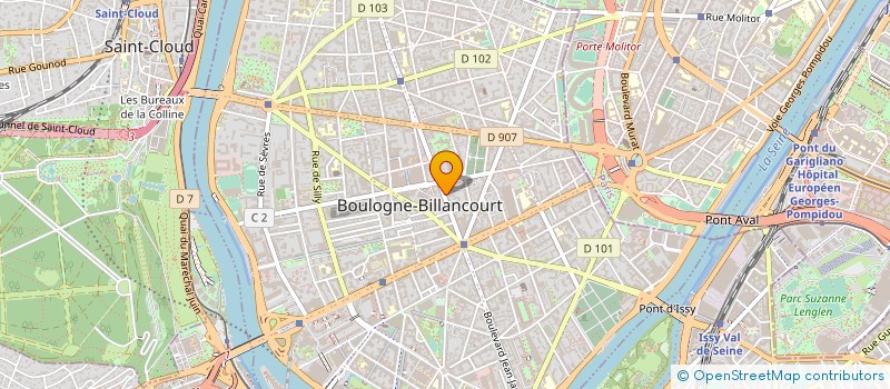 localisation de l'entreprise MONSIEUR LAURENT VIGNERON à BOULOGNE-BILLANCOURT