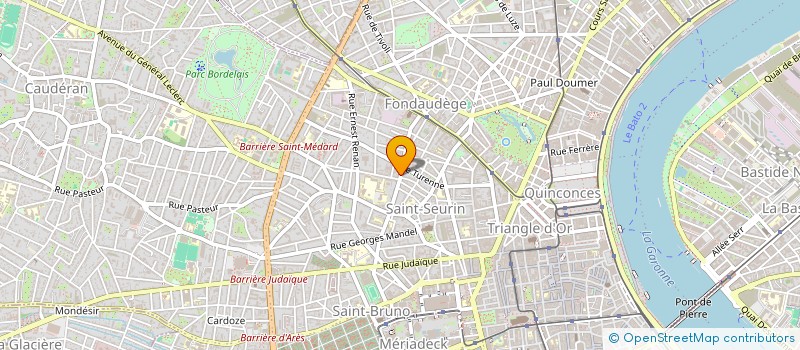 localisation de l'entreprise MONSIEUR LAURENT VIGOUROUX  BORDEAUX