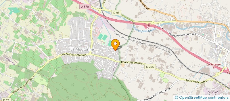 localisation de l'entreprise MONSIEUR LAURENT VILETTE ADAM  LA CRAU