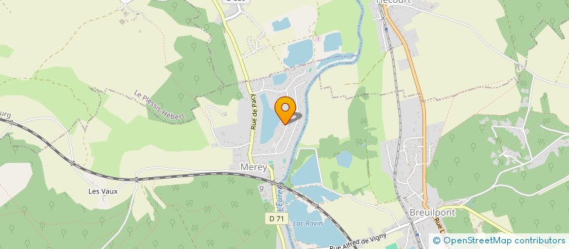 localisation de l'entreprise MONSIEUR LAURENT VILLE D ARY  BREUILPONT