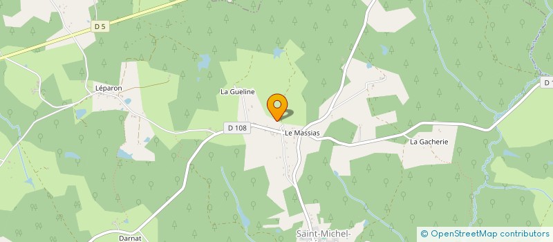 localisation de l'entreprise MONSIEUR LAURENT VILLEDARY  LA ROCHE-CHALAIS