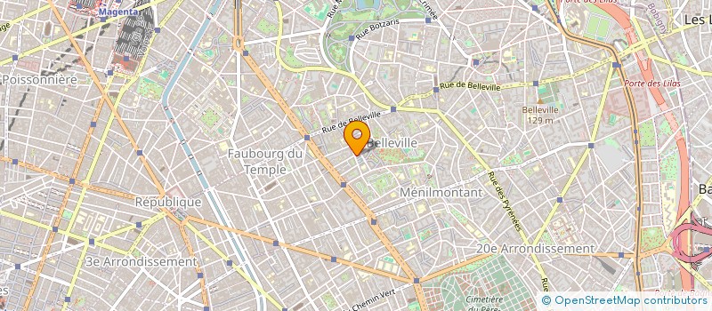 localisation de l'entreprise MONSIEUR LAURENT VILLERET  PARIS