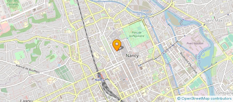 localisation de l'entreprise MONSIEUR LAURENT VILLEROY DE GALHAU à NANCY