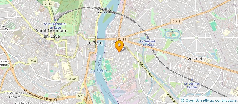 localisation de l'entreprise MONSIEUR LAURENT VINATIER  LE PECQ