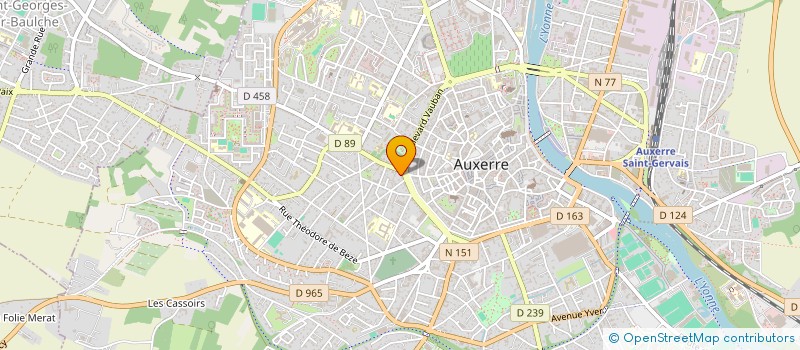 localisation de l'entreprise MONSIEUR LAURENT VINAY à AUXERRE