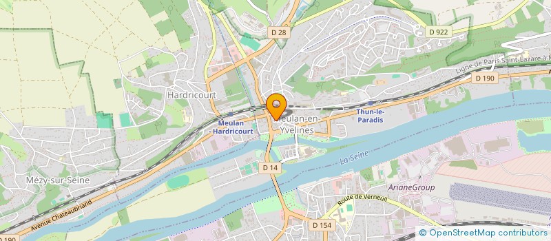 localisation de l'entreprise MONSIEUR LAURENT VINCENT  MEULAN-EN-YVELINES