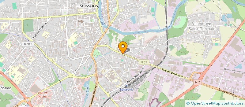 localisation de l'entreprise MONSIEUR LAURENT VINCENT à SOISSONS