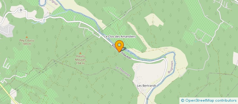 localisation de l'entreprise MONSIEUR LAURENT VINCENZI à LE LUC