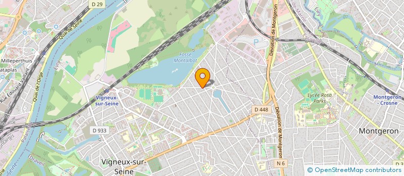 localisation de l'entreprise MONSIEUR LAURENT VINCIGUERRA  VIGNEUX-SUR-SEINE