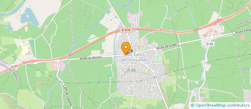 localisation de l'entreprise MONSIEUR LAURENT VINOT  SAINT-GENIS-DES-FONTAINES