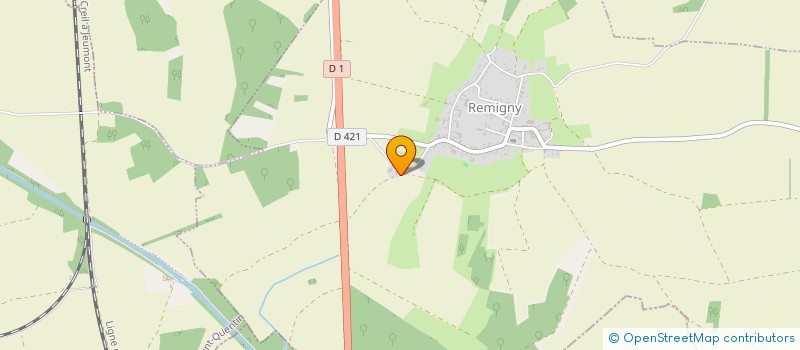 localisation de l'entreprise MONSIEUR LAURENT VIOT  REMIGNY