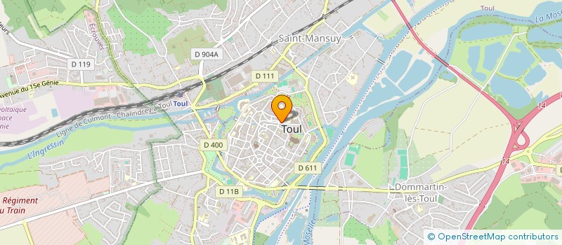 localisation de l'entreprise MONSIEUR LAURENT VISCIGLIA à TOUL