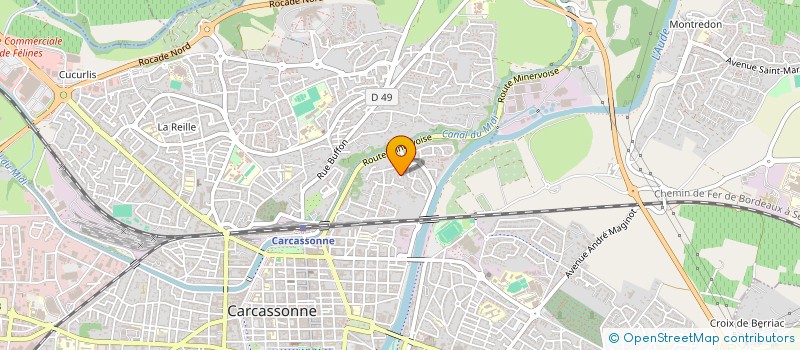 localisation de l'entreprise MONSIEUR LAURENT VITALE à CARCASSONNE