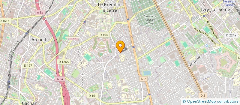 localisation de l'entreprise MONSIEUR LAURENT VITSE  VILLEJUIF