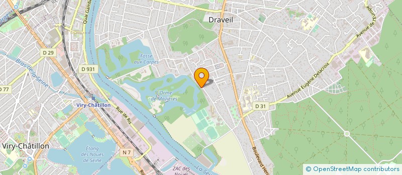 localisation de l'entreprise MONSIEUR LAURENT VIVES à DRAVEIL