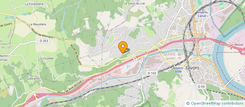 localisation de l'entreprise MONSIEUR LAURENT VIZIOLI à GIVORS