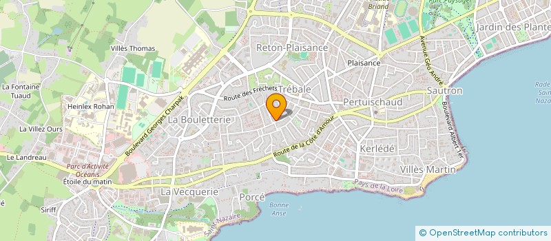 localisation de l'entreprise MONSIEUR LAURENT VOCAT  SAINT-NAZAIRE