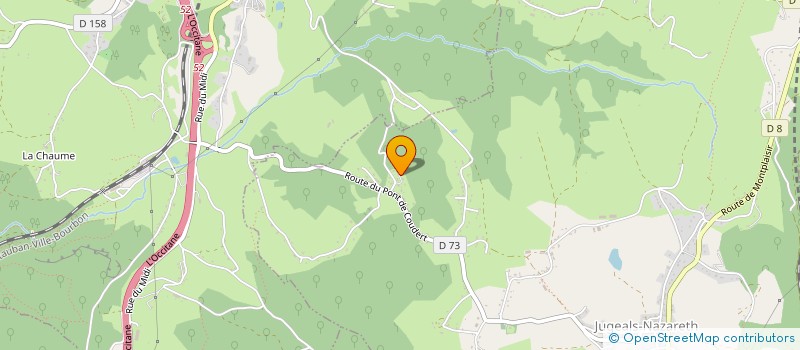 localisation de l'entreprise MONSIEUR LAURENT VOIE  JUGEALS-NAZARETH