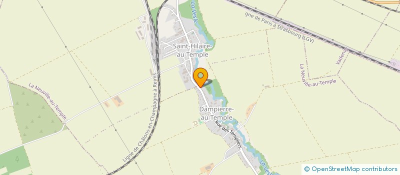 localisation de l'entreprise MONSIEUR LAURENT VOISINET  DAMPIERRE-AU-TEMPLE