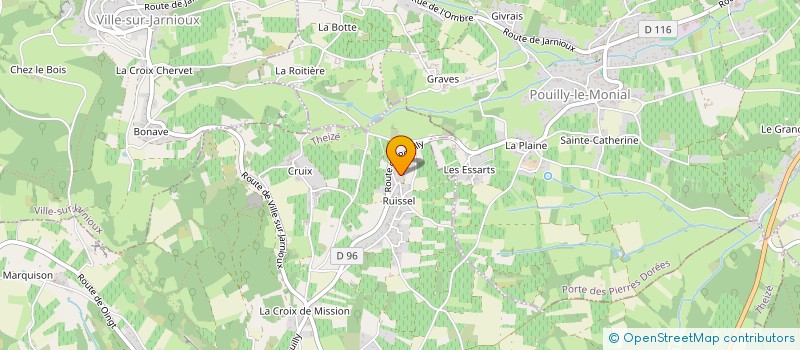 localisation de l'entreprise MONSIEUR LAURENT VOLOCH à THEIZE