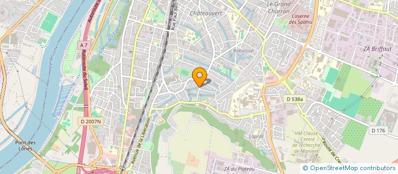 localisation de l'entreprise MONSIEUR LAURENT VONDERWEIDT  VALENCE