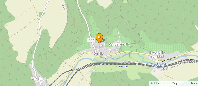 localisation de l'entreprise MONSIEUR LAURENT VUILLAUME  ONVILLE