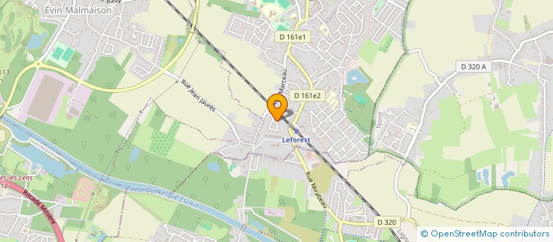 localisation de l'entreprise MONSIEUR LAURENT WAFFLARD  LEFOREST